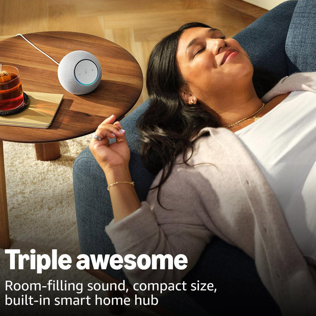 Amazon Echo Dot Max Smart Speaker Hub - Amethyst