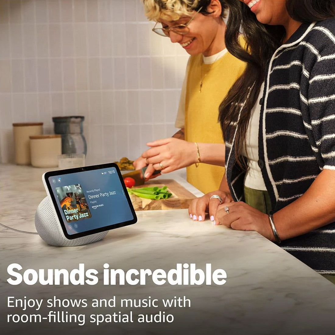 Amazon Echo Show 8 (2025, 4th Gen) - Glacier White