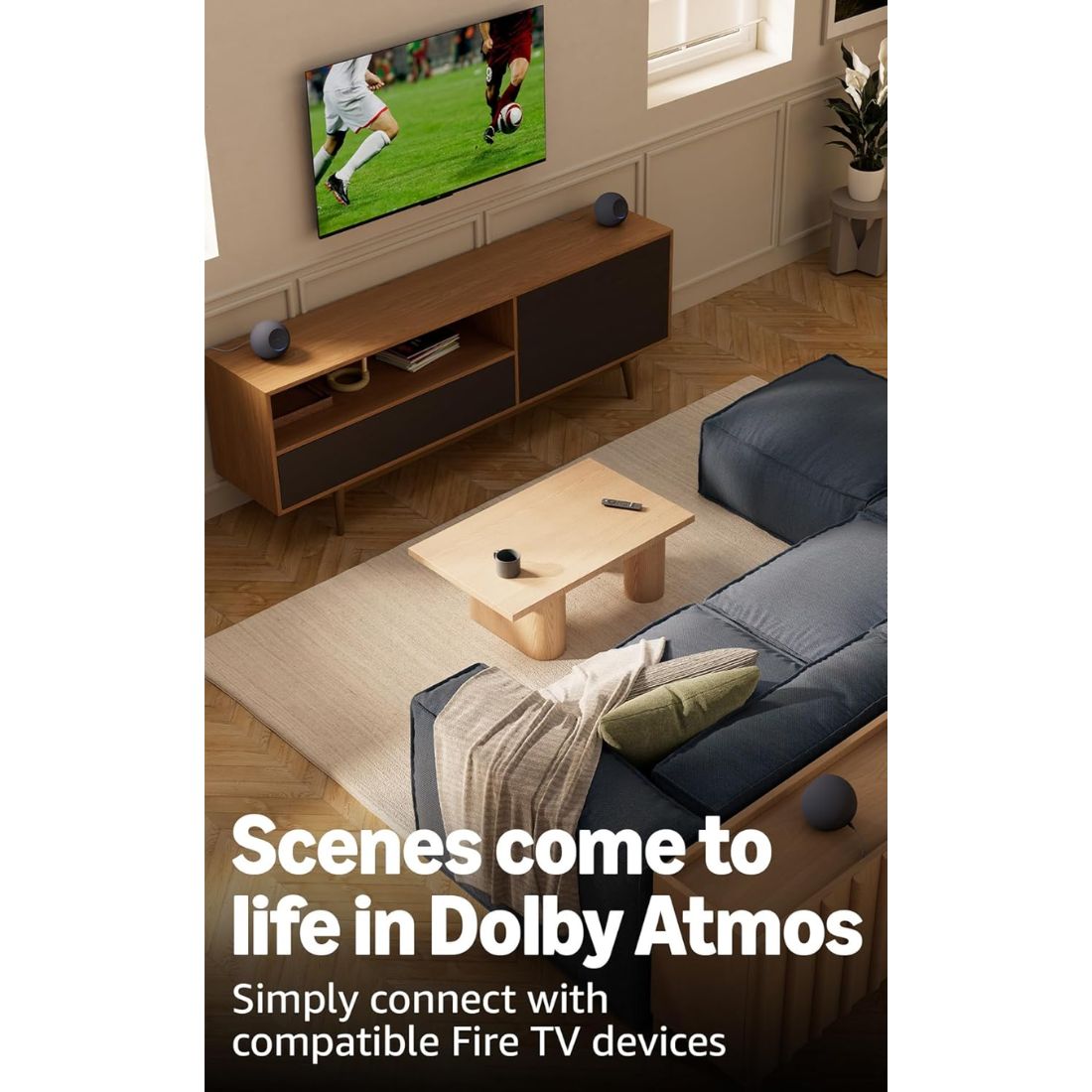 Amazon Echo Studio (Newest Gen) Dolby Atmos/Immersive Spatial - Graphite