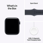 Apple Watch SE 3 44mm GPS Midnight Aluminium Case w/ Sport Band (S/M)