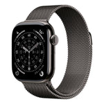 Apple Watch Series 11 GPS+ Cellular 42mm Slate Titanium Case w/ Slate Milanese Loop