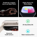 Apple Watch Series 9 GPS + Cellular 45mm Midnight Aluminum Case w/ Midnight Sport Loop