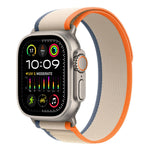 Apple Watch Ultra 2 GPS + Cellular 49mm Titanium w/ Orange/Beige Trail Loop - M/L