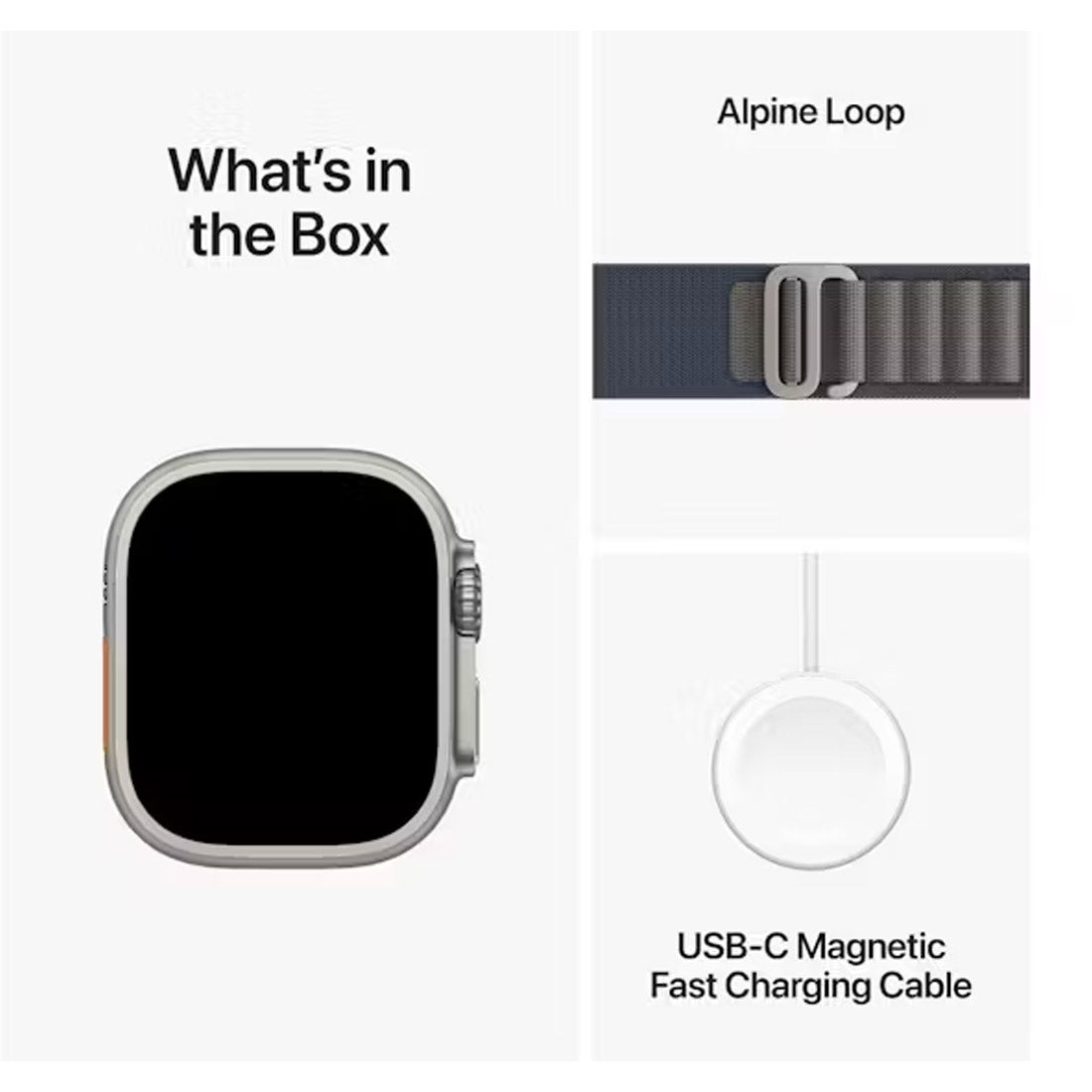 Apple Watch Ultra 2 49mm GPS + Cellular Titanium Case w/ Blue Alpine Loop Medium