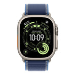 Apple Watch Ultra 3 49mm GPS + Cellular Natural Titanium Case w/ Bright Blue Trail Loop (Medium/Large)