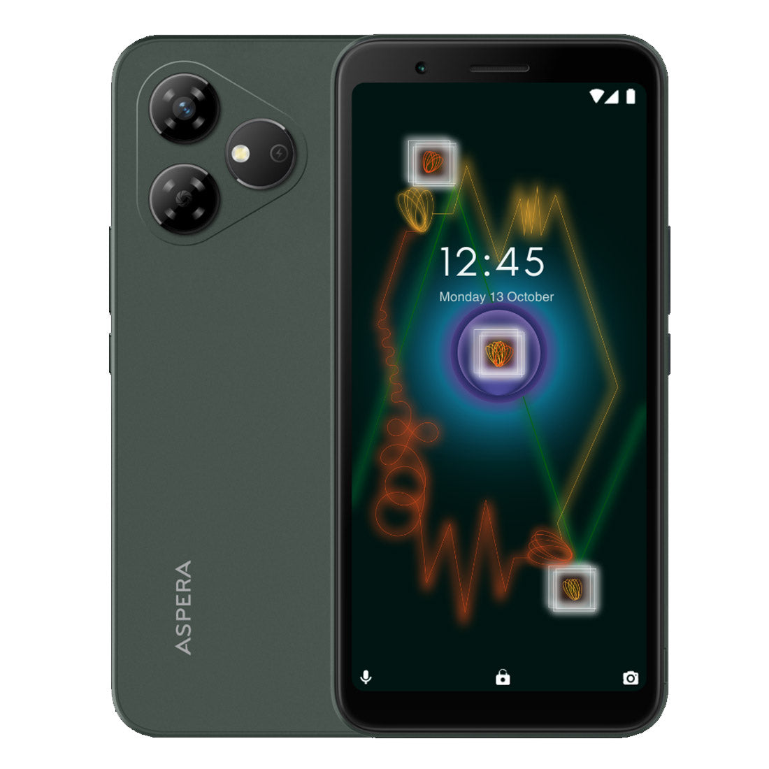 Aspera e-Chat 4G (Dual Sim, 64GB/3GB, 6'') - Green