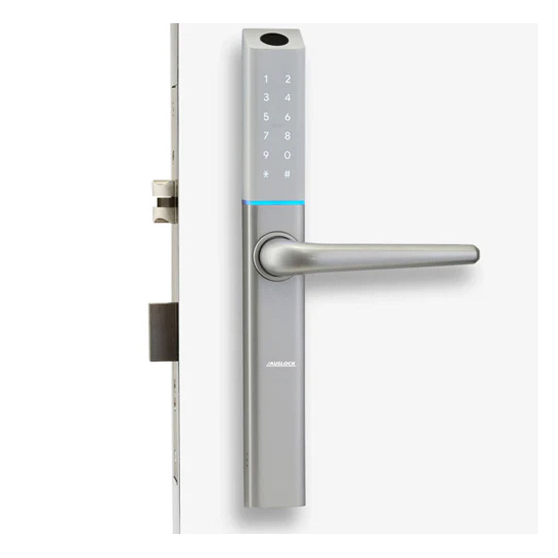 Auslock Super Slim S3B 33mm Wide Fingerprint - Silver