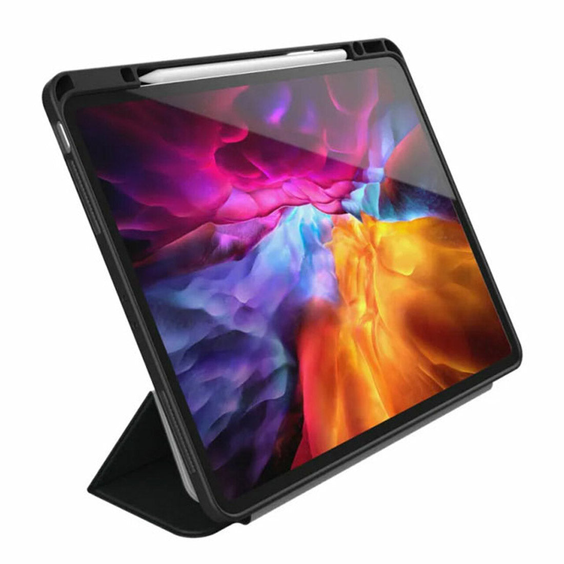 EFM Aspen Folio Case Armour with D3O & Leather for iPad 10.2 - Black