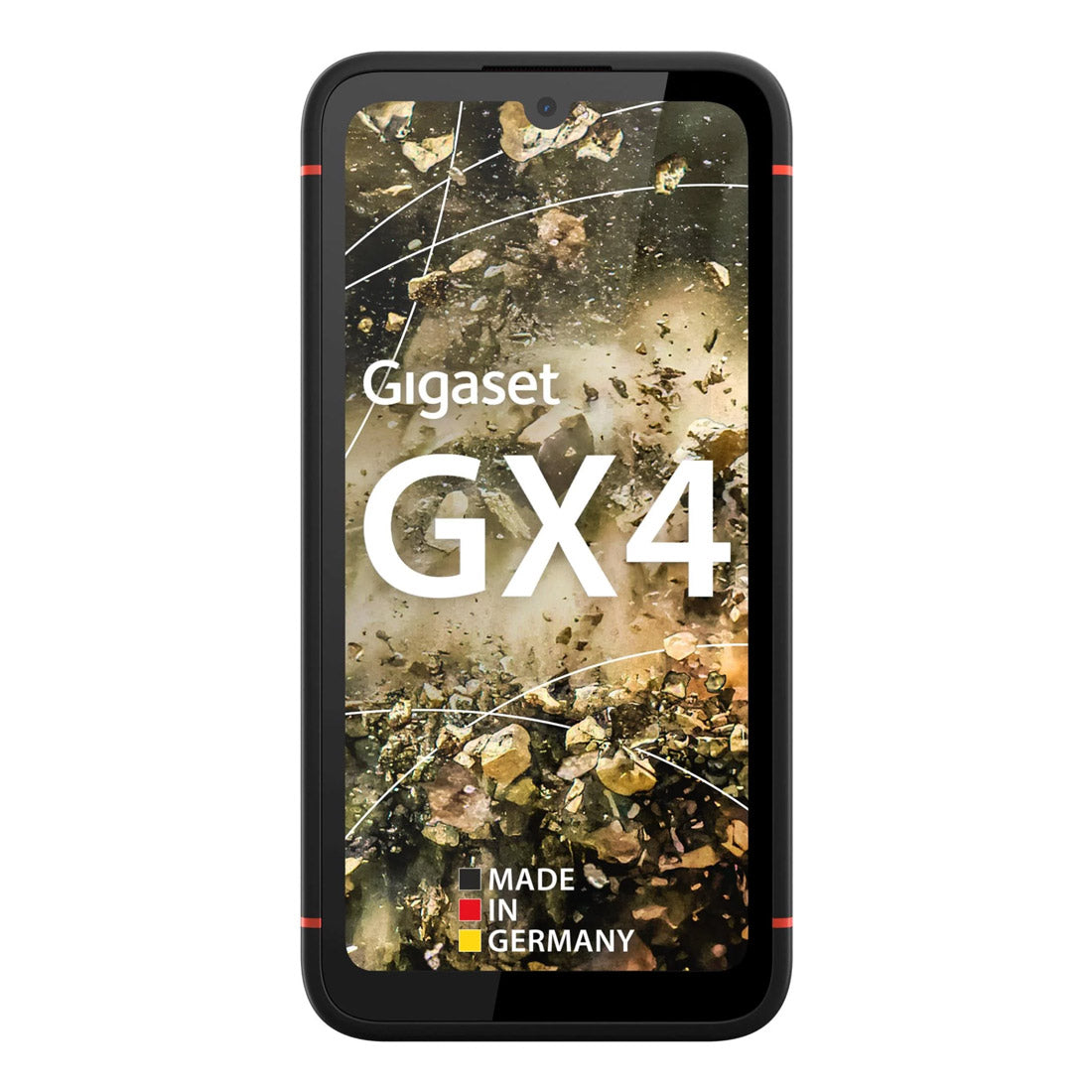 Gigaset GX4 Pro 4G Rugged Phone (Dual Sim, 128GB/6GB, For Telstra, Boost, ALDI, Optus, Coles) - Black