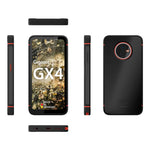 Gigaset GX4 Pro 4G Rugged Phone (Dual Sim, 128GB/6GB, For Telstra, Boost, ALDI, Optus, Coles) - Black