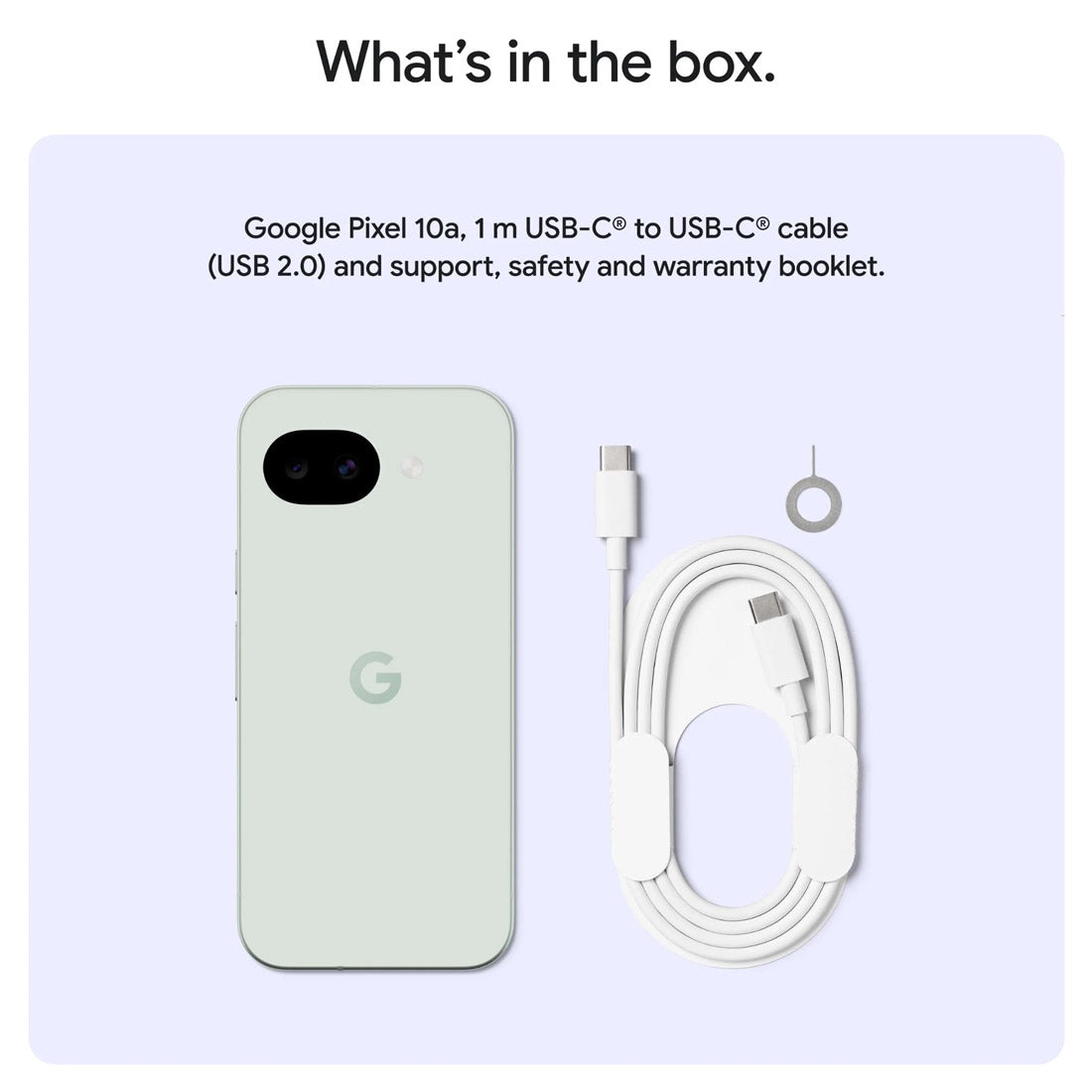 Google Pixel 10a 5G (Dual Sim, 128GB/8GB, 6.3'') - Fog