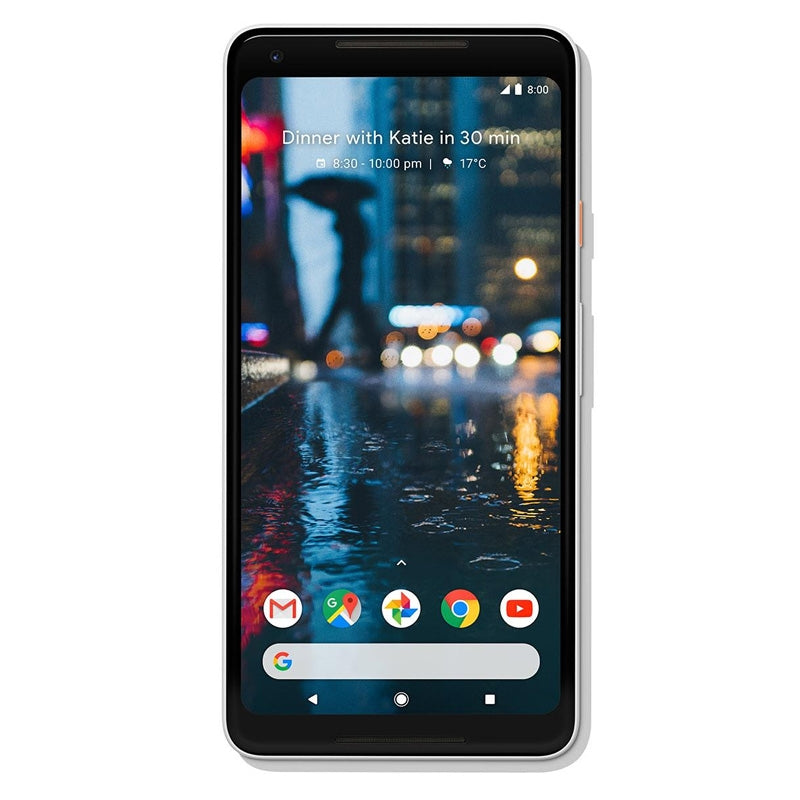 Google Pixel 2 XL (6.0", 128GB/4GB, Scanner, AI Camera, for Telstra) - White
