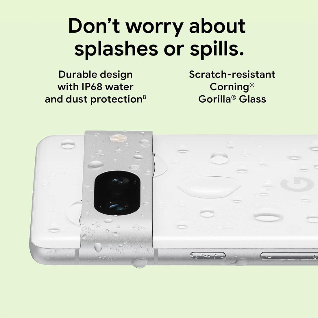 Google Pixel 7 5G (Dual Sim, 6.3 inches, 128GB/8GB) - Snow