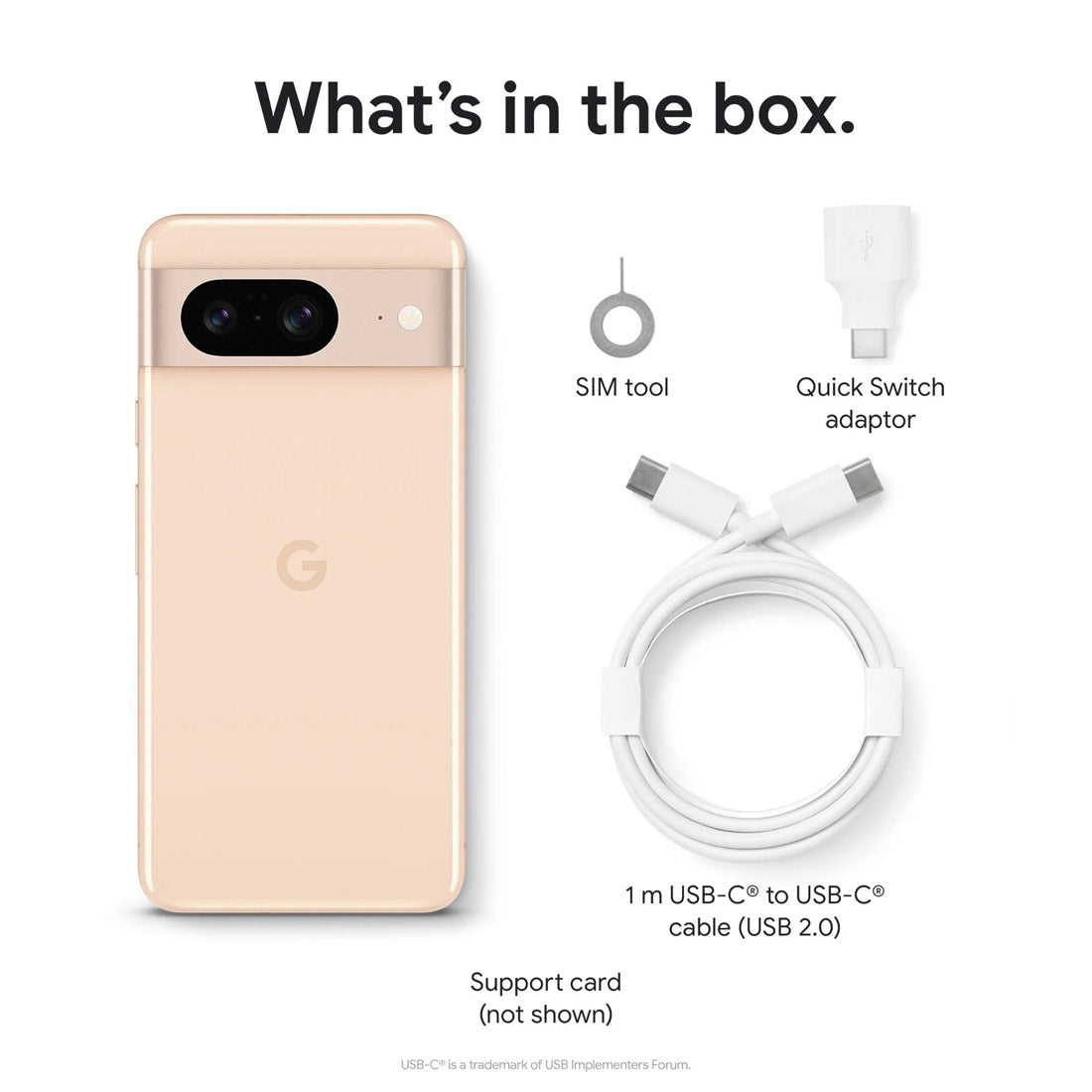 Google Pixel 8 5G (Dual Sim, 128GB/8GB, 6.2'') - Rose