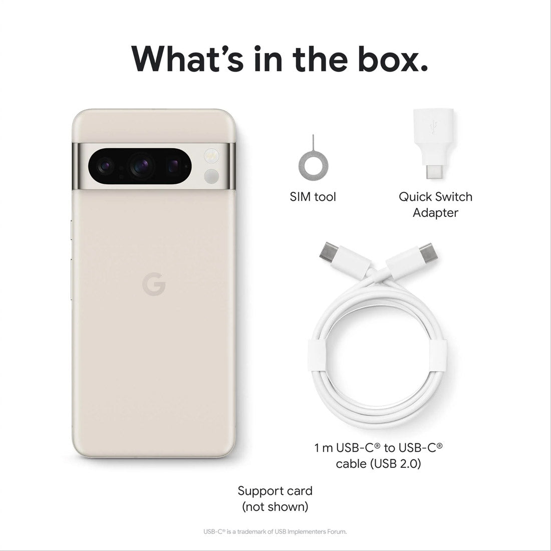 Google Pixel 8 Pro 5G (Dual Sim, 128GB/12GB, 6.7'') - Porcelain