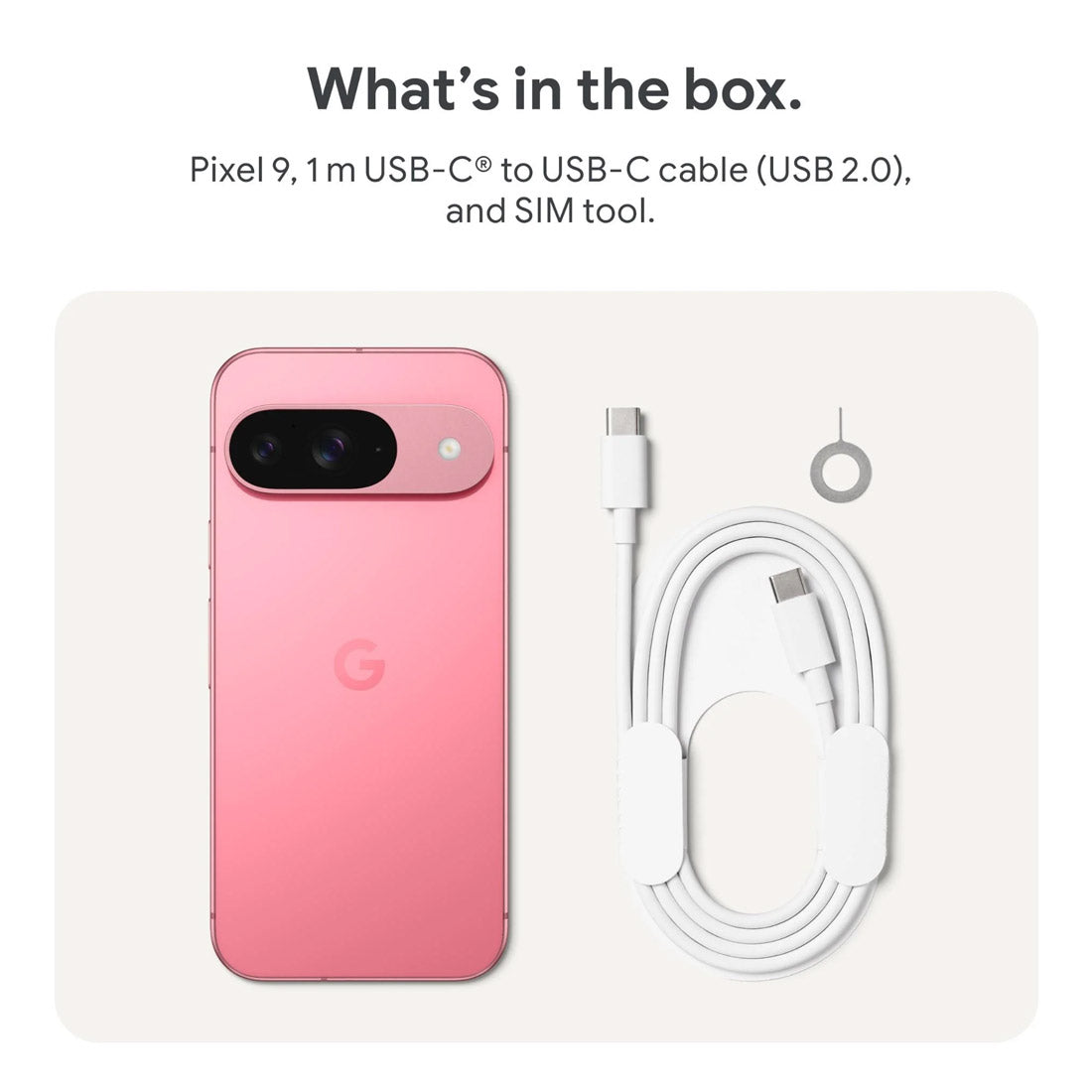 Google Pixel 9 5G (Dual Sim, 128GB/12GB, 6.3'') - Peony