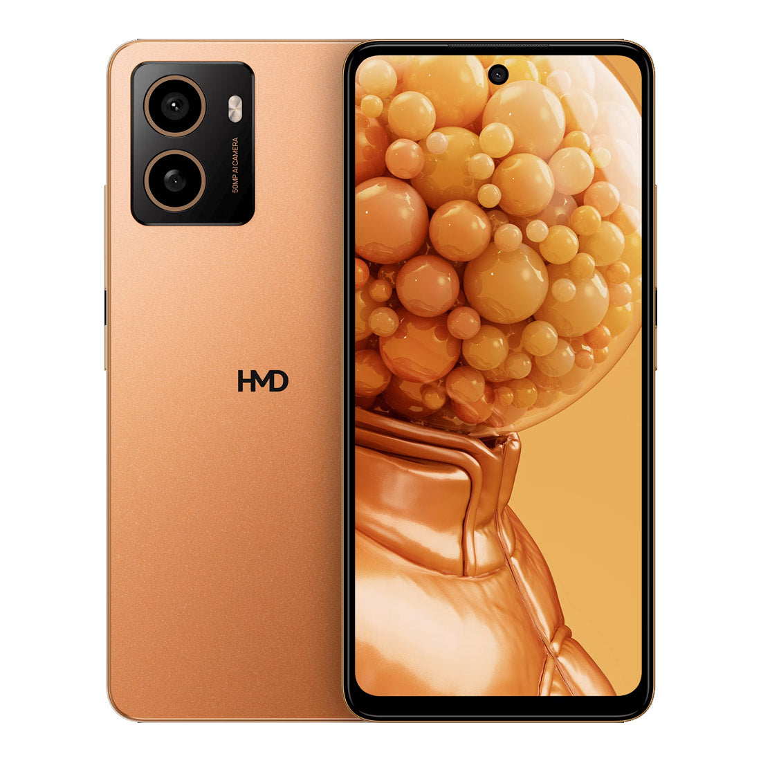 HMD Pulse + Plus 4G (Dual Sim, 128GB/4GB, 6.56'') - Apricot Crush