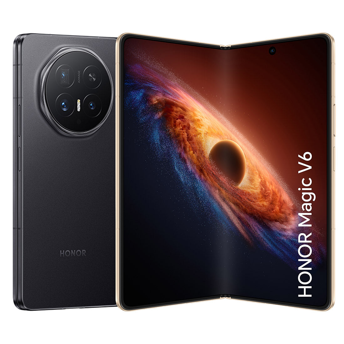 HONOR Magic V6 5G Fold (512GB/16GB, Redeem Offer: Watch 6 & Clip Earbuds) - Black