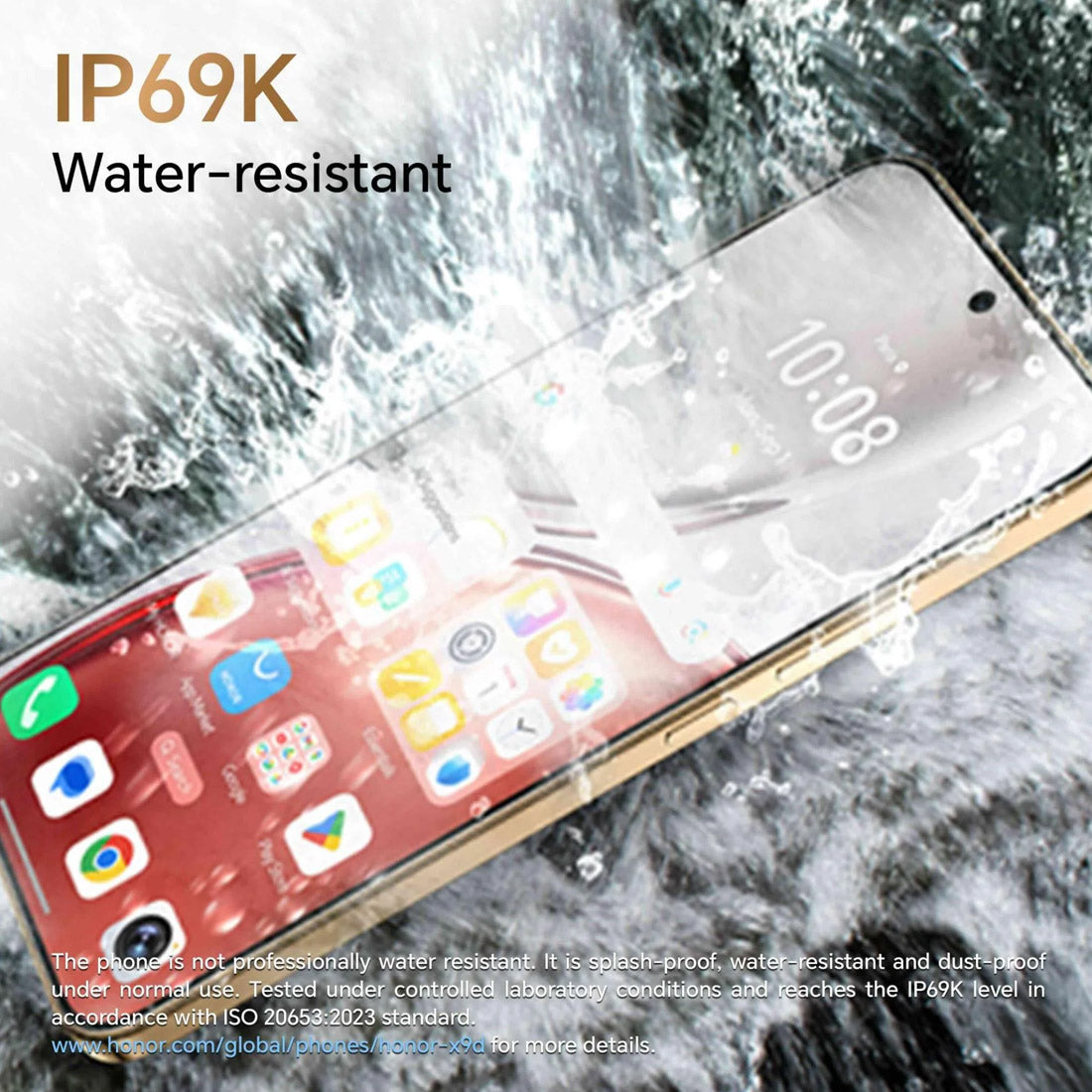 HONOR X9d 5G (Dual Sim, 256GB/12GB, 108MP, AU Version) - Midnight Black