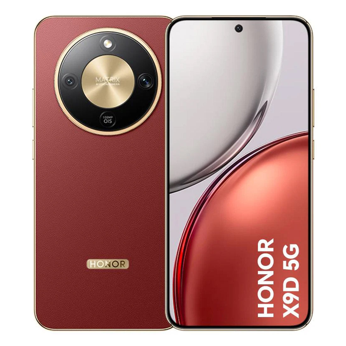 HONOR X9d 5G (Dual Sim, 256GB/12GB, 108MP, AU Version) - Reddish Brown