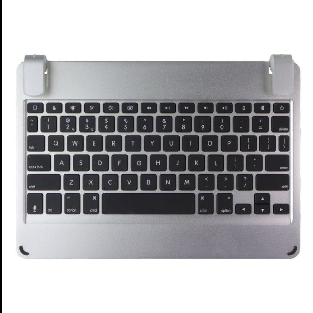 Brydge 10.2 Bluetooth Keyboard for iPad 7th 8th 9th Gen Silver BRY80012