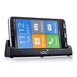 IQU SmartEasy Q50 Smart phone ( 5.5'', 16GB/2GB, SOS button) - Black