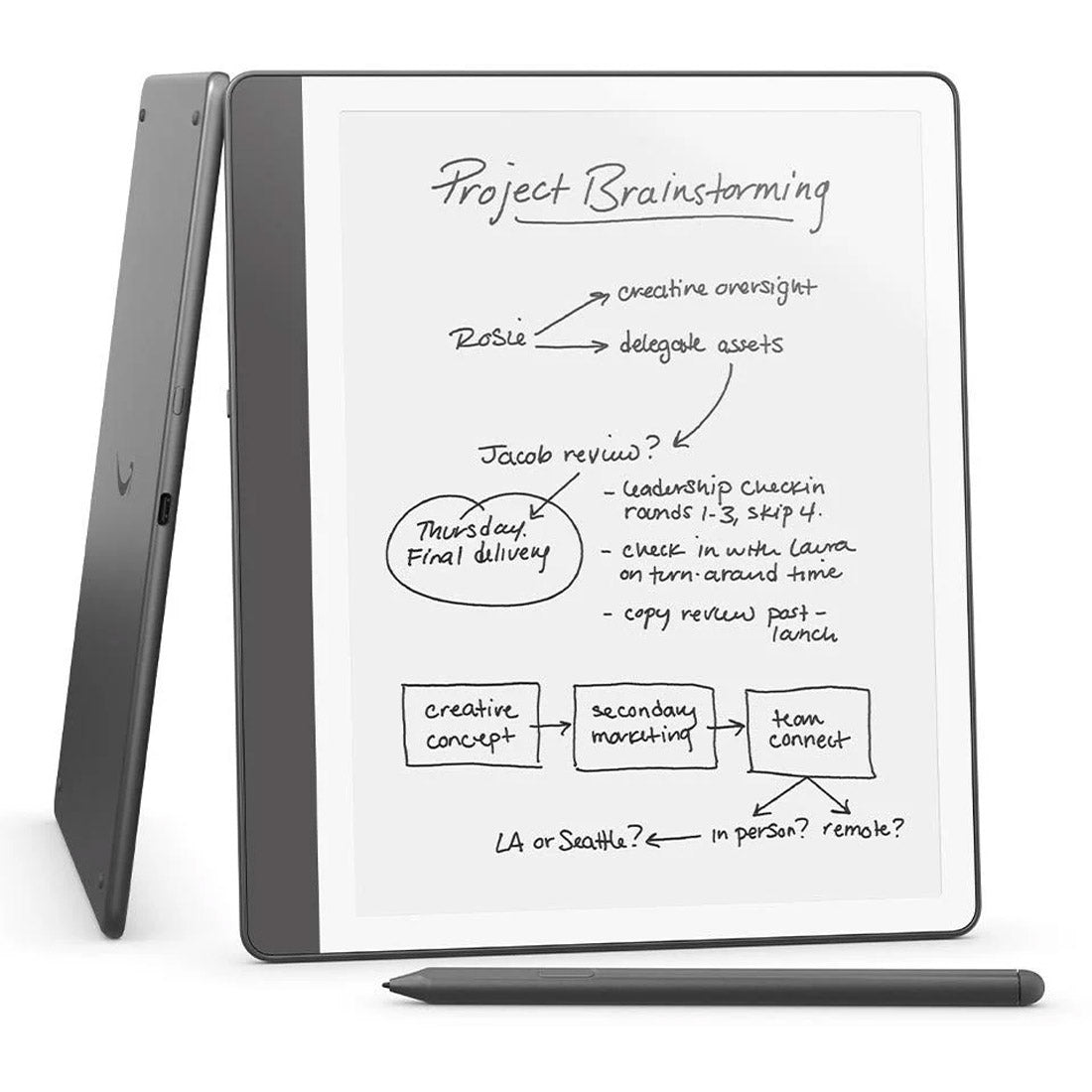 Kindle Scribe 32GB with Premium Pen (2024) - Tungsten Grey