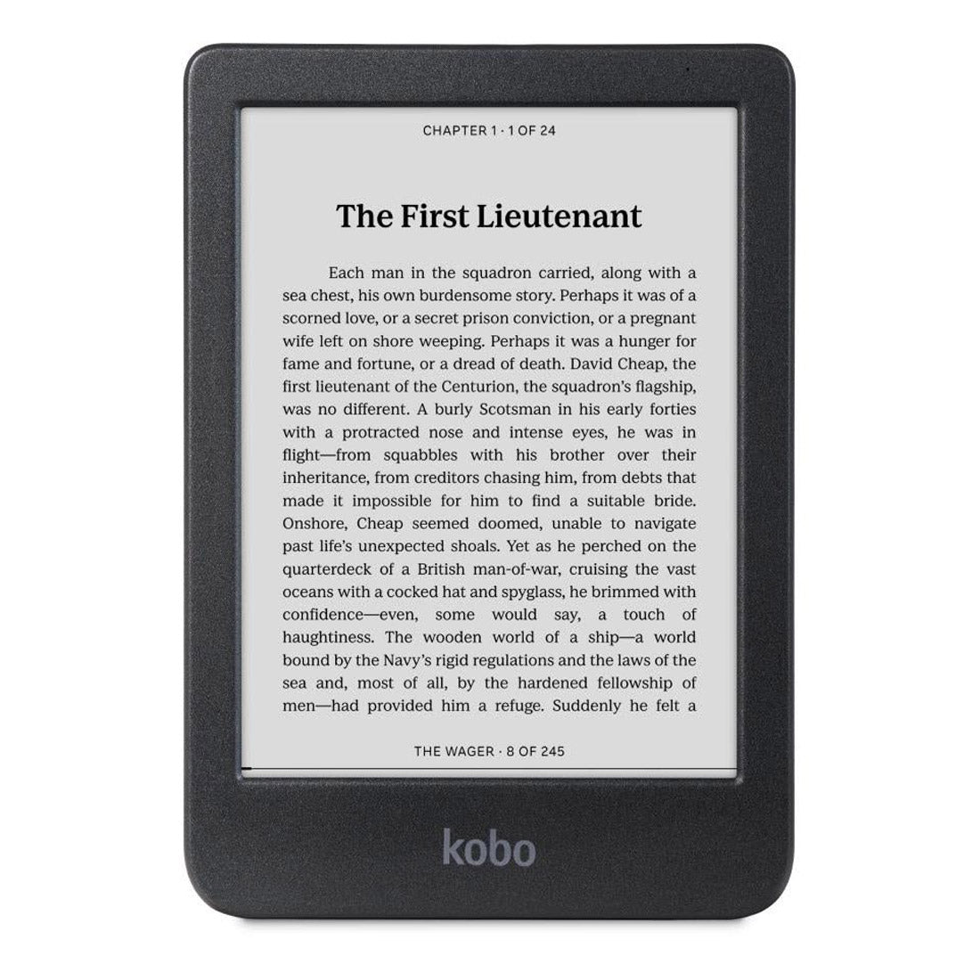 Kobo Clara Black and White e-Book Reader - Black