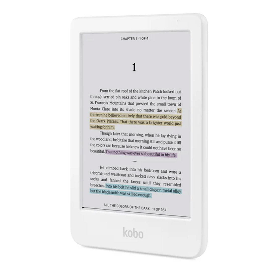 Kobo Clara Colour e-Book Reader (6'', 16GB, N367-KU) - White