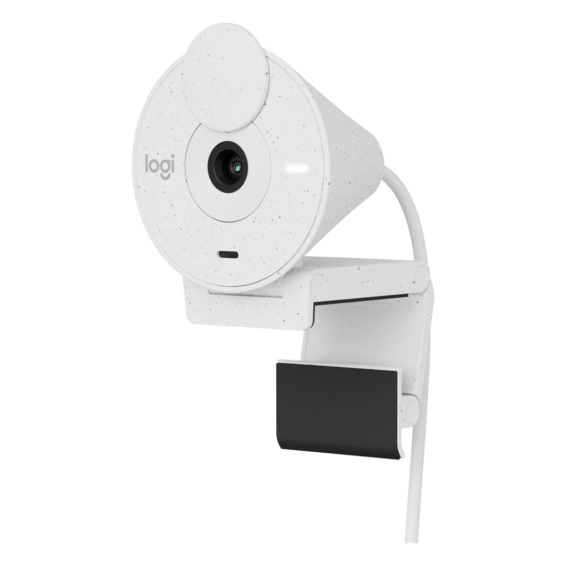 Logitech Brio 300 Full HD Webcam w/ Privacy Shutter - White