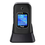 Opel Mobile Flip Phone 6 (2.4'', Keypad) - Black