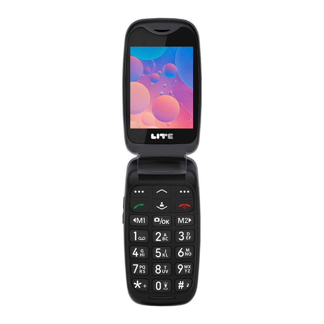 Opel Lite Flip (Dual Sim, 2.4'', Bluetooth) - Deep Black