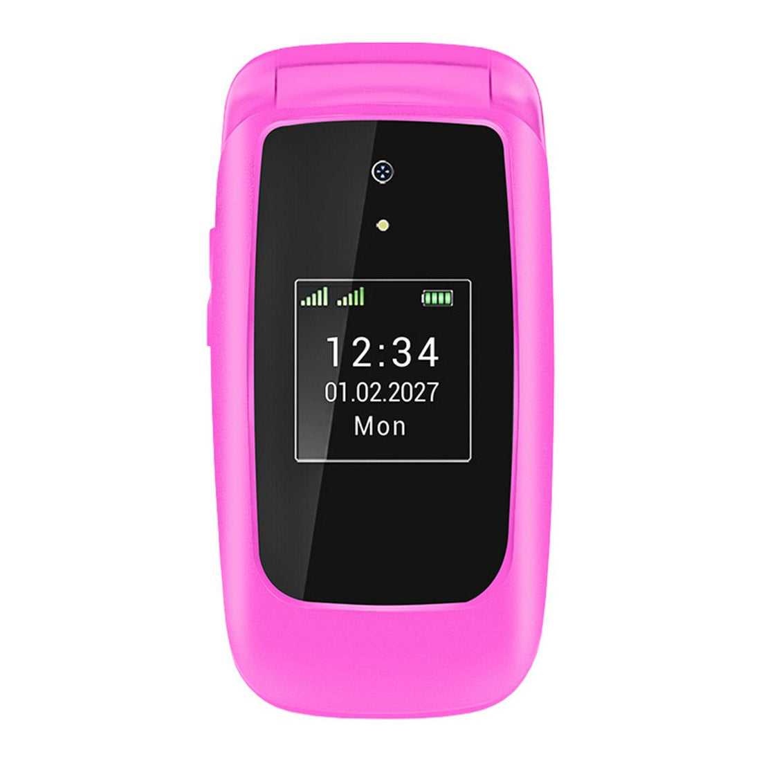 Opel Lite Flip (Dual Sim, 2.4'', Bluetooth) - Electric Fuchsia