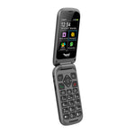 Opel Mobile 4G TouchFlip (2.8", Big Button, Flip Phone) - Black