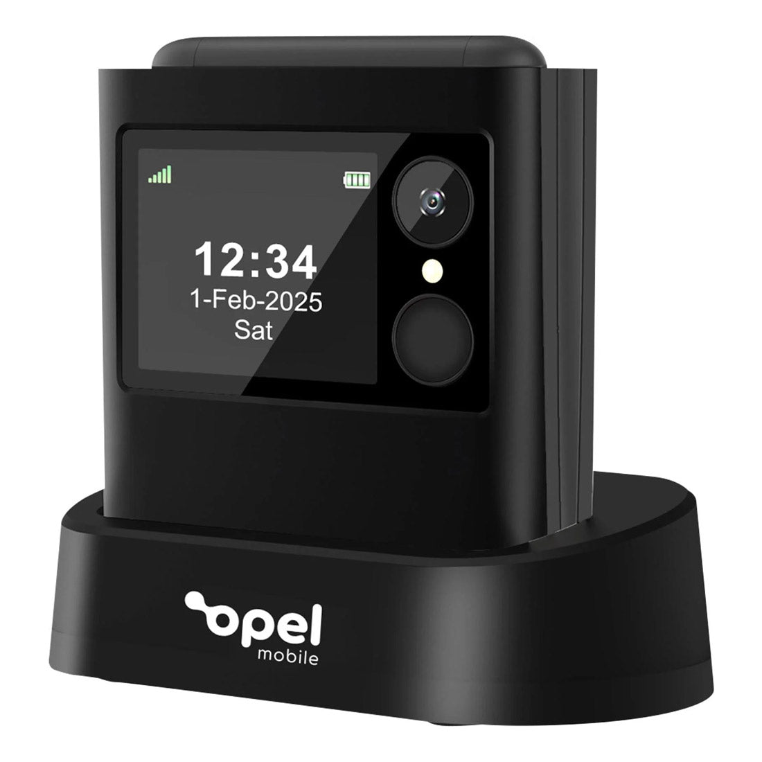 Opel Mobile Flip Fold 4G (2.4'', 128MB/64MB, OMFF24B) - Black