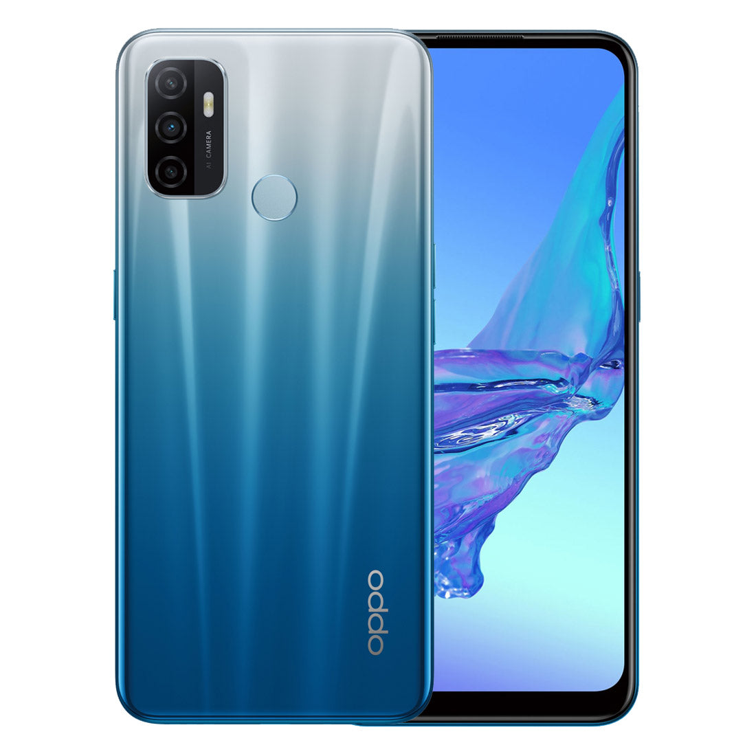 OPPO A53s 128GB Blue locked to Opt [Refurbished] - Excellent