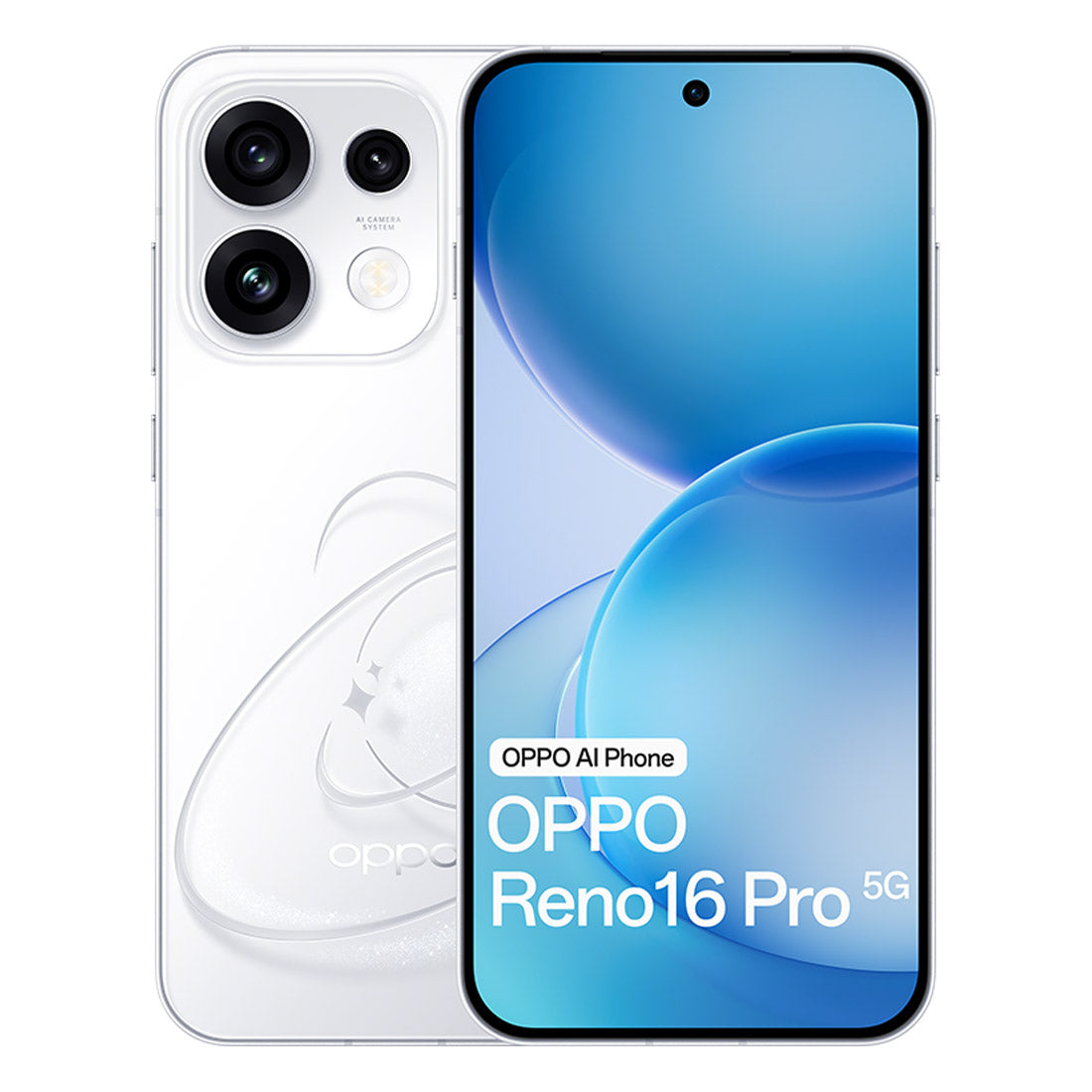 OPPO Reno16 Pro 5G (512GB/12GB, Launch Redeem Offer: Watch X3) - Pop White