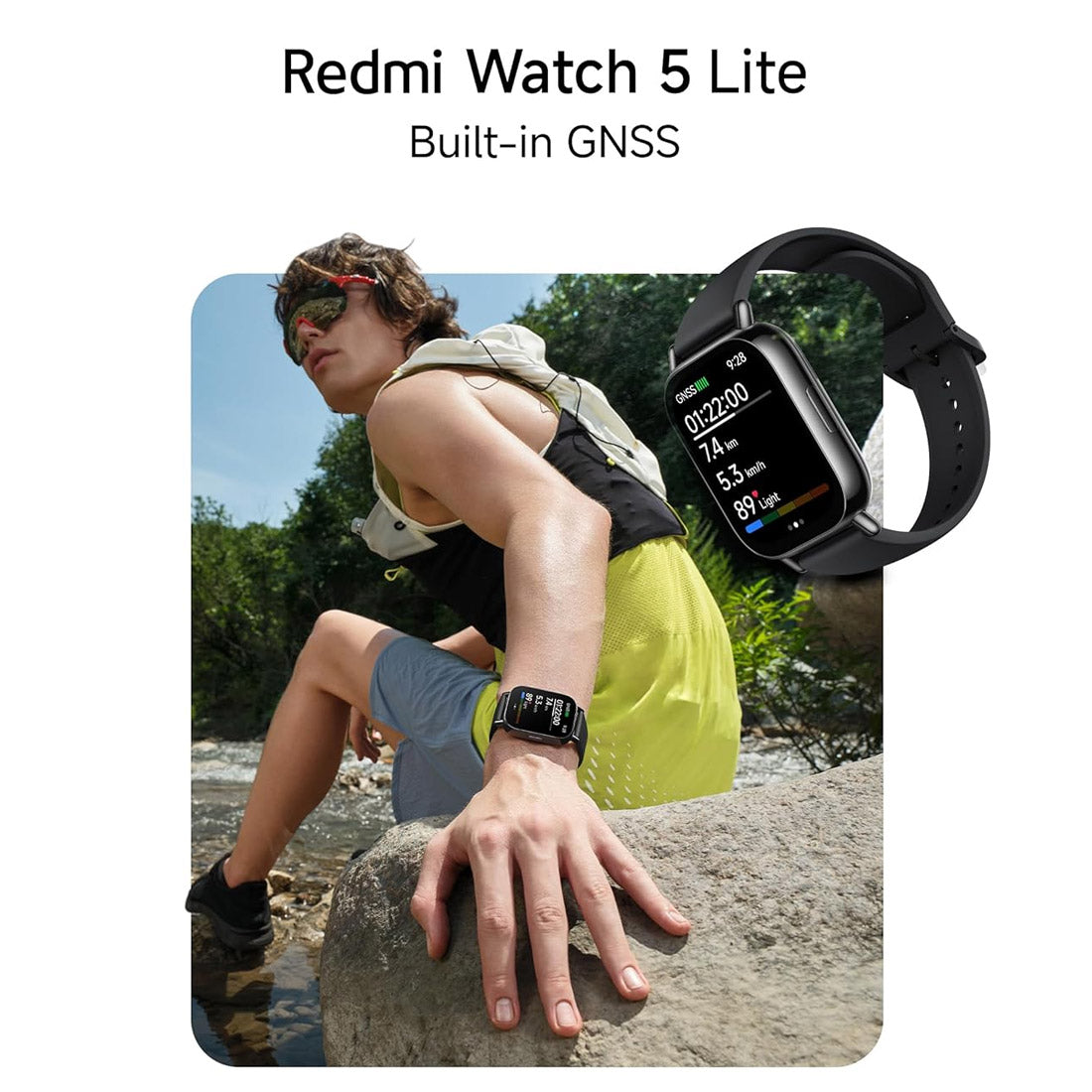 Xiaomi REDMI Watch 5 Lite Smartwatch (1.96'' AMOLED, AU Version) - Light Gold