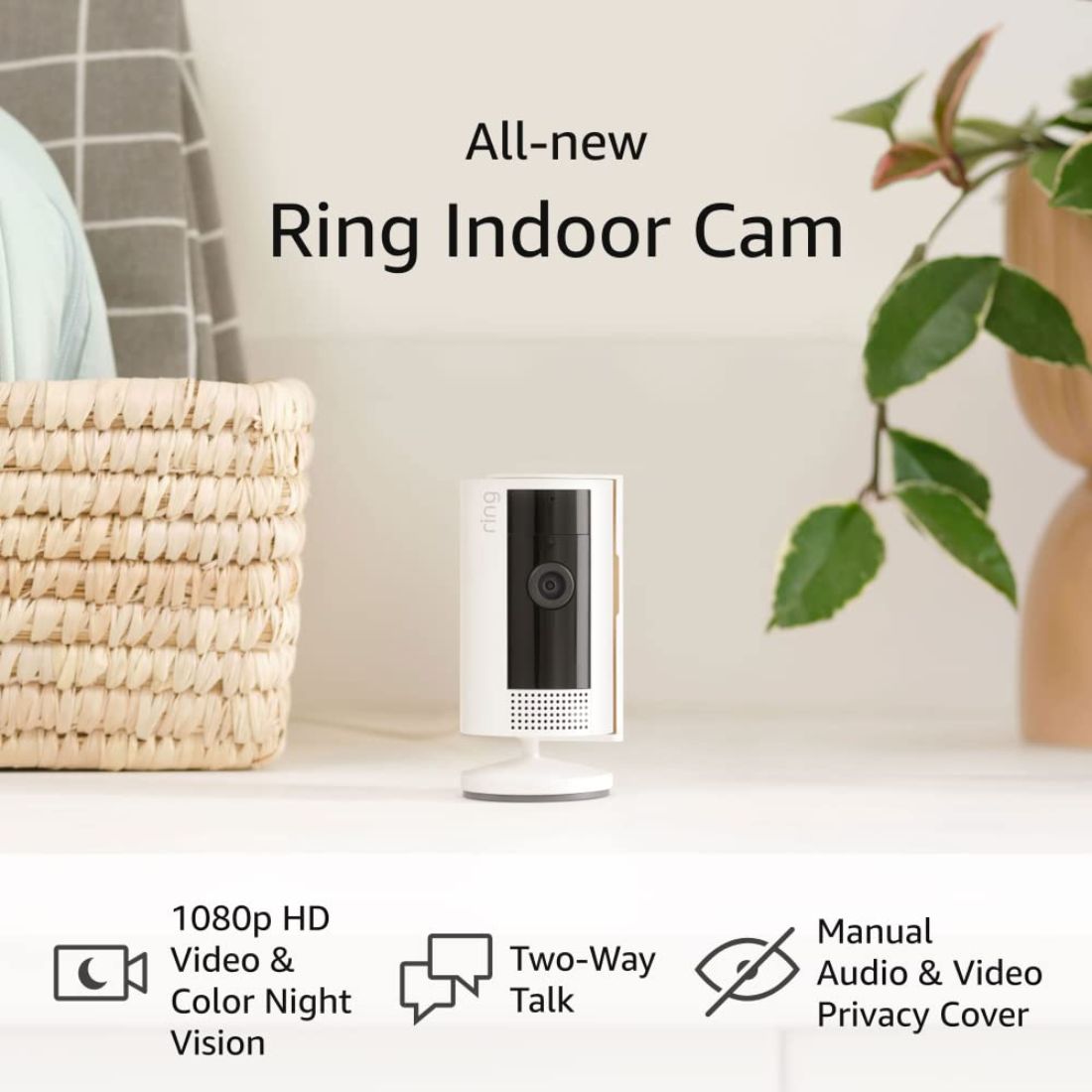 Ring Indoor Camera (2nd Gen) - White