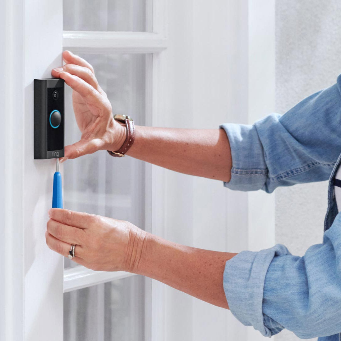 Ring Video Doorbell Wired w/ Plug-In Adaptor