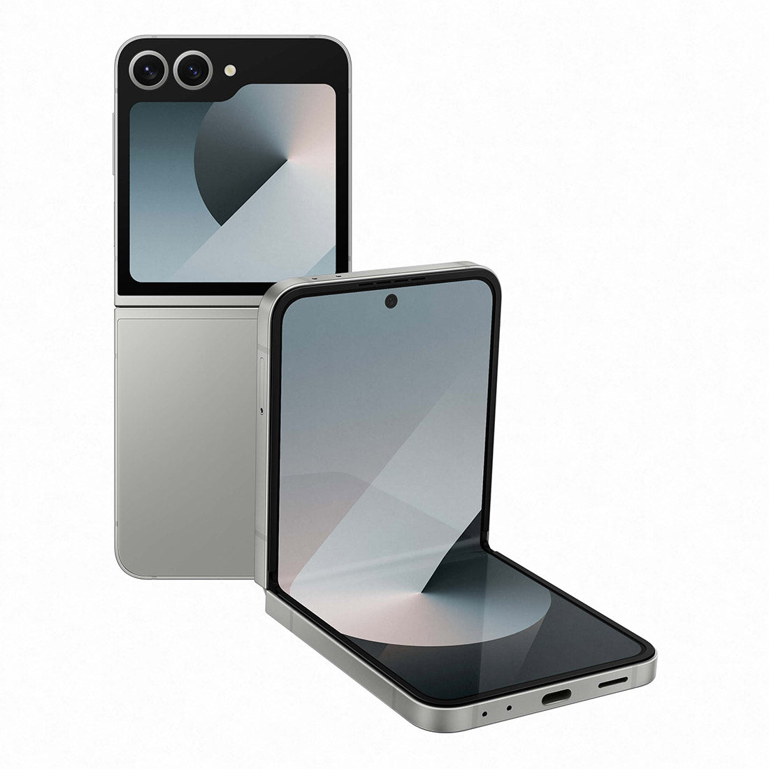 Samsung Galaxy Z Flip6 5G (Dual Sim, 256GB/12GB, 6.7'', SM-F741B) - Silver Shadow