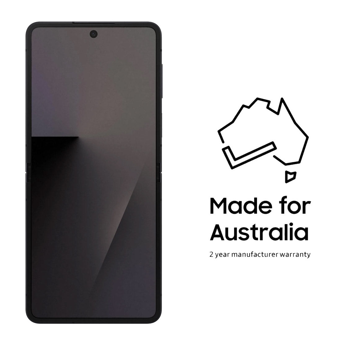 Samsung Galaxy Z Flip7 5G (Dual Sim- 512GB/12GB RAM  6.9"- SM-F766B) - Jetblack