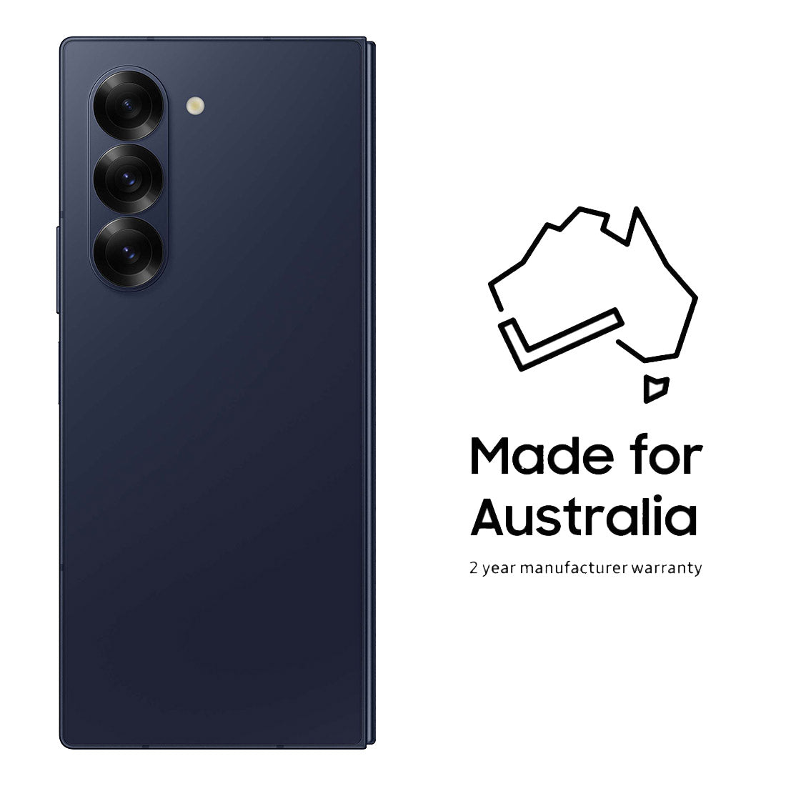 Samsung Galaxy Z Fold6 5G (Dual Sim, 256GB/12GB, SM-F956B) - Navy