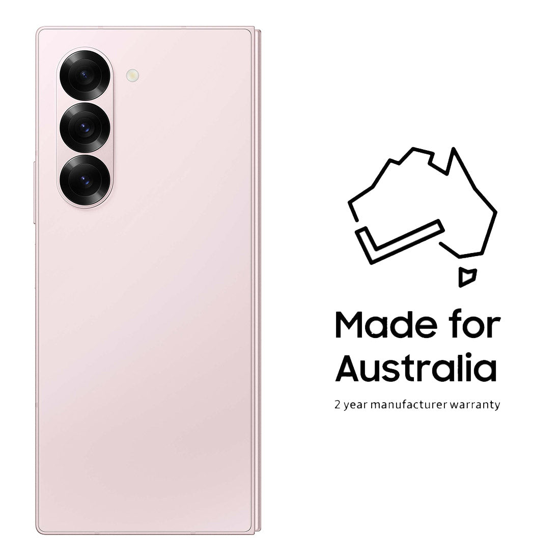 Samsung Galaxy Z Fold6 5G (Dual Sim, 512GB/12GB, SM-F956B) - Pink