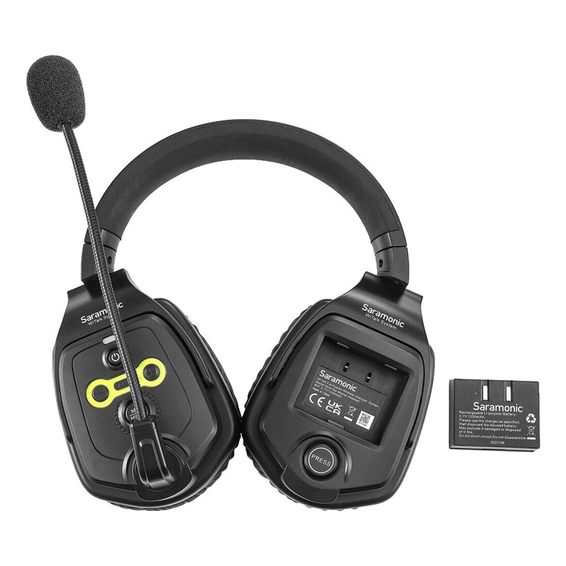 Saramonic WiTalk-WT4D 4-Person Full-Duplex Wireless Intercom System with Dual-Ear Headsets (1.9 GHz)
