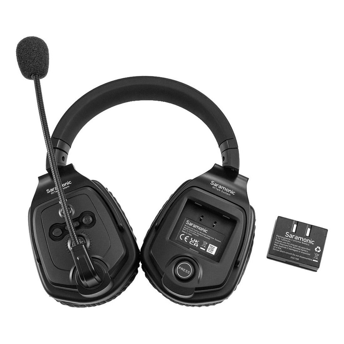 Saramonic WiTalk-WT4D 4-Person Full-Duplex Wireless Intercom System with Dual-Ear Headsets (1.9 GHz)