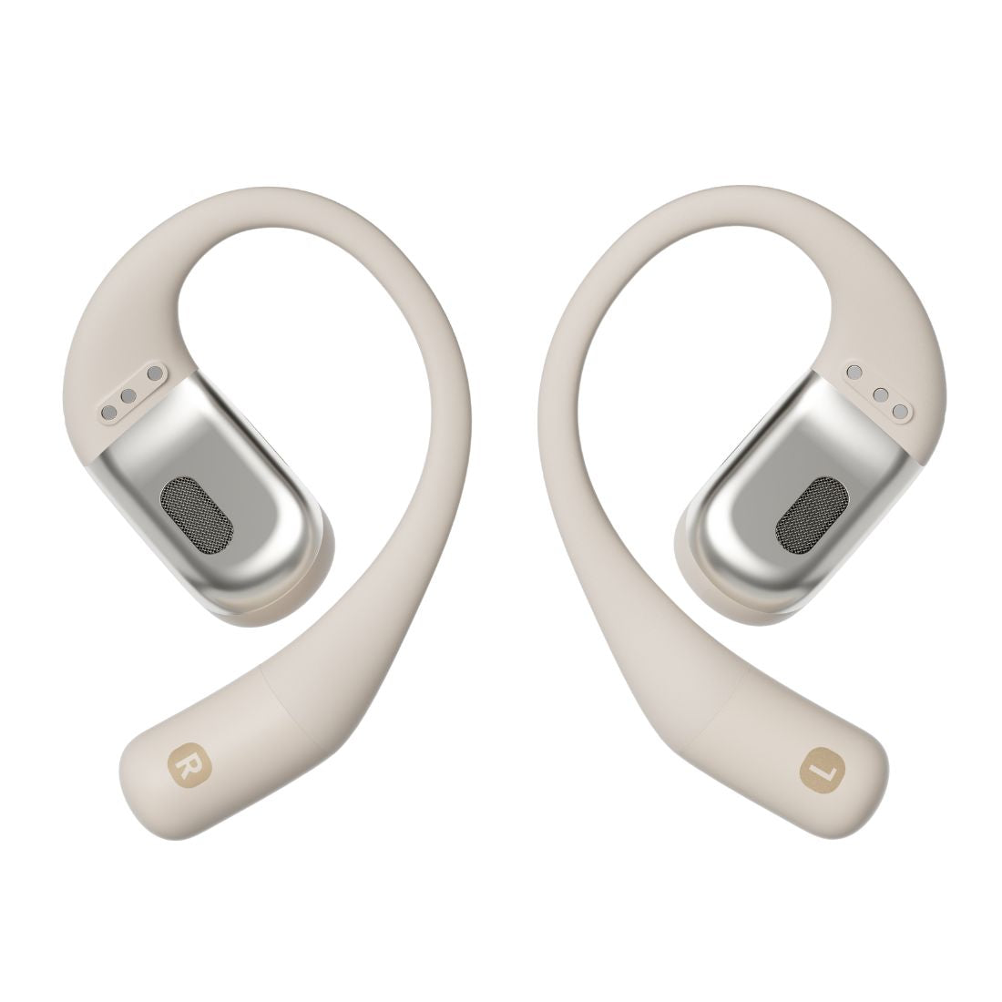 Shokz OPENFIT True Wireless Bluetooth Headphones - Beige
