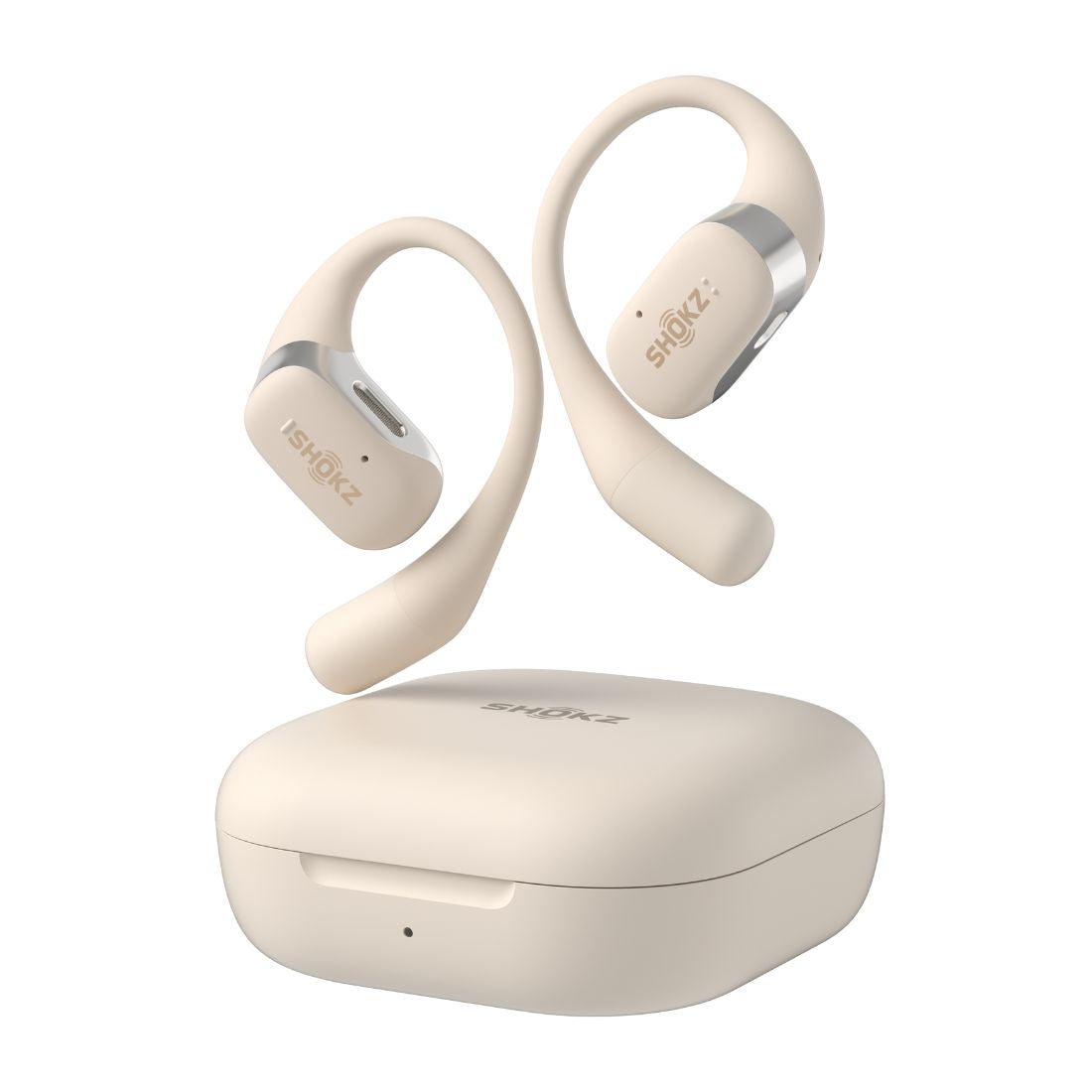 Shokz OPENFIT True Wireless Bluetooth Headphones - Beige