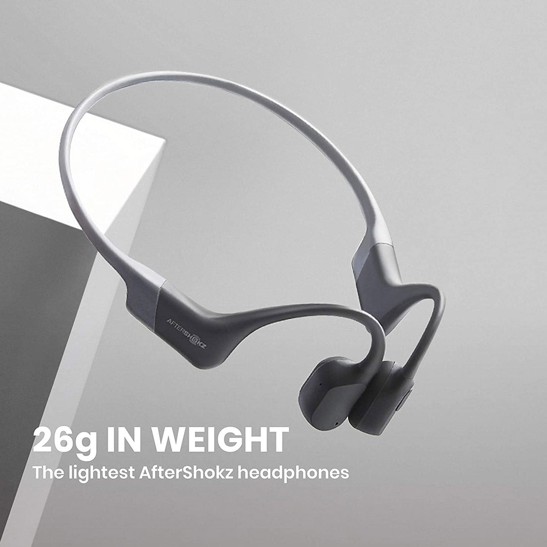 Shokz OpenRun Wireless Open-Ear Sport Headphones - Grey
