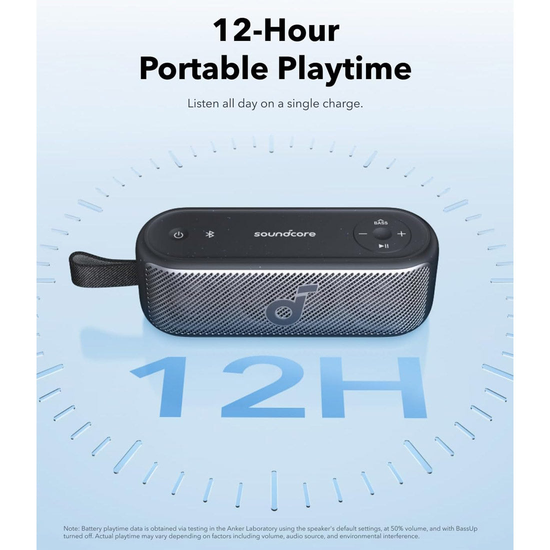 Soundcore Motion 100 Portable Bluetooth Speaker - Black